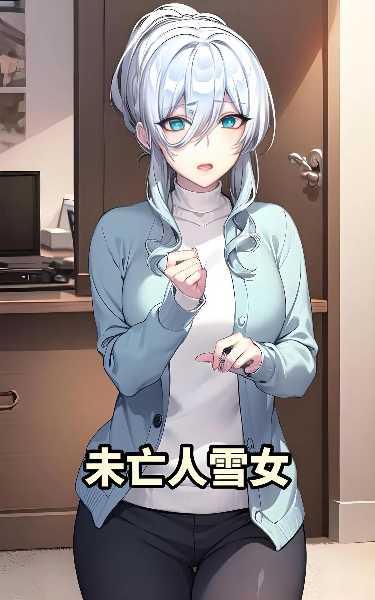 不擅长交际的未亡人雪女与诅咒戒指